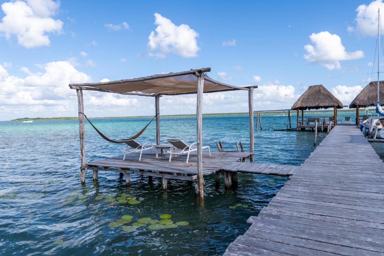 Lagoon Front Hut: Daily Cleaning, Bikes & Kayaks! Bacalar Exterior photo